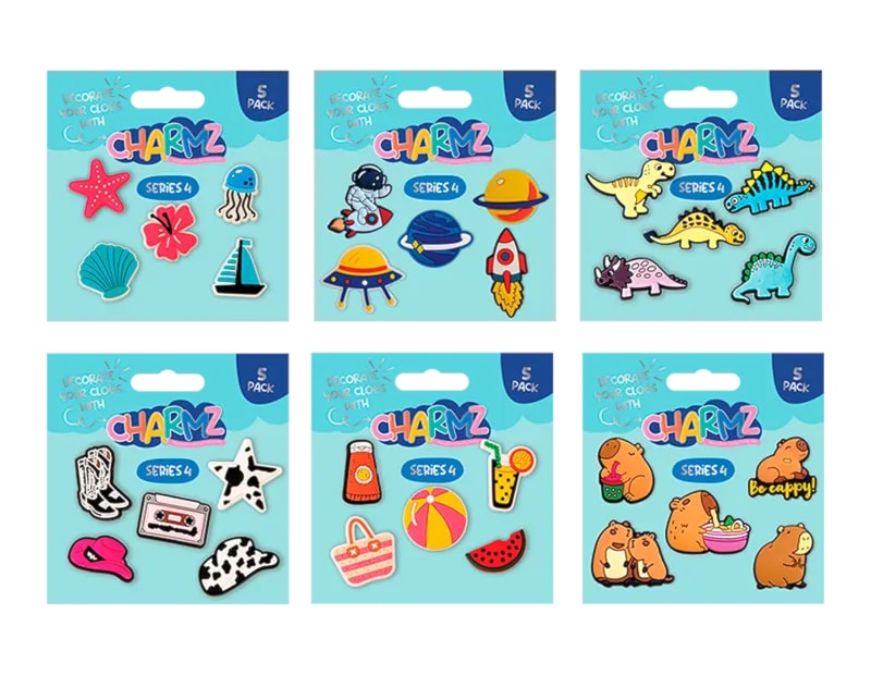 Wholesale Clog Charms 5pk CDU Series 4 Wholesale Clog Charms 5pk CDU Series 4