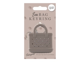 Wholesale EVA Bag Keyring Mocha