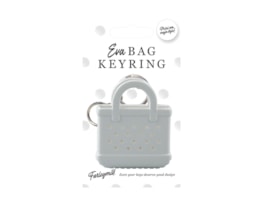 Wholesale EVA Bag Keyring White