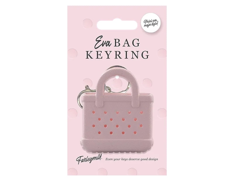 Wholesale EVA Bag Keyring CDU