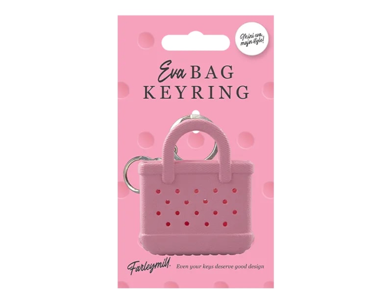 Wholesale EVA Bag Keyring CDU Wholesale EVA Bag Keyring CDU