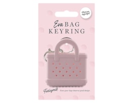 Wholesale EVA Bag Keyring Light Pink