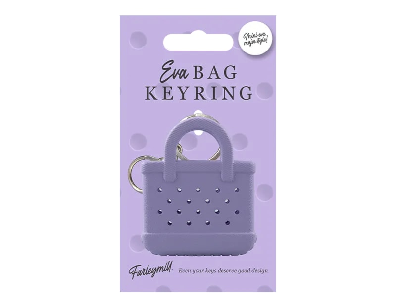 Wholesale EVA Bag Keyring CDU