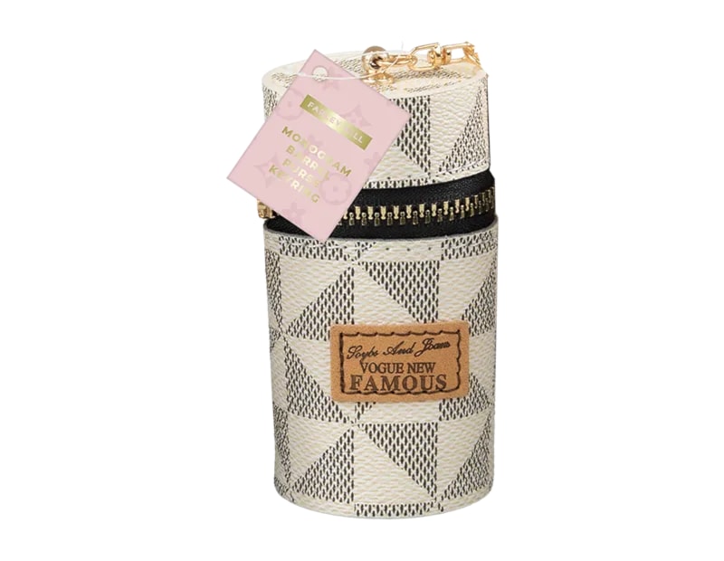 Wholesale Luxury Barrel Purse Keyring CDU Wholesale Luxury Barrel Purse Keyring CDU