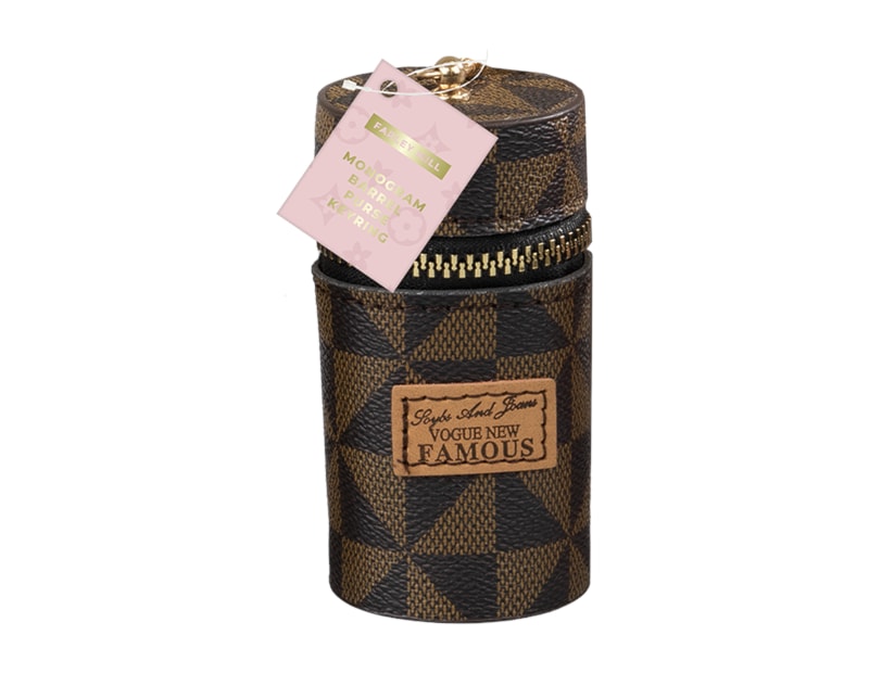 Wholesale Luxury Barrel Purse Keyring CDU Wholesale Luxury Barrel Purse Keyring CDU