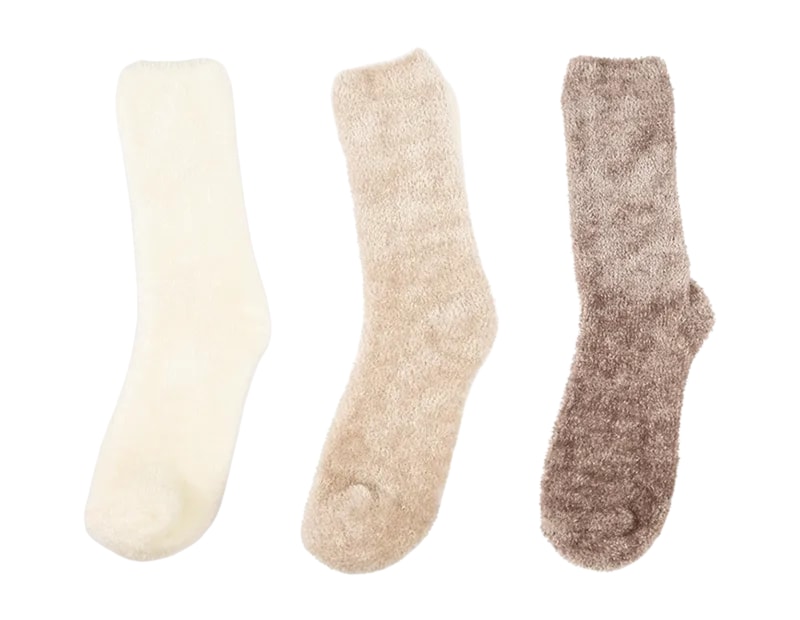 Wholesale Ladies Cosy Socks 3pk