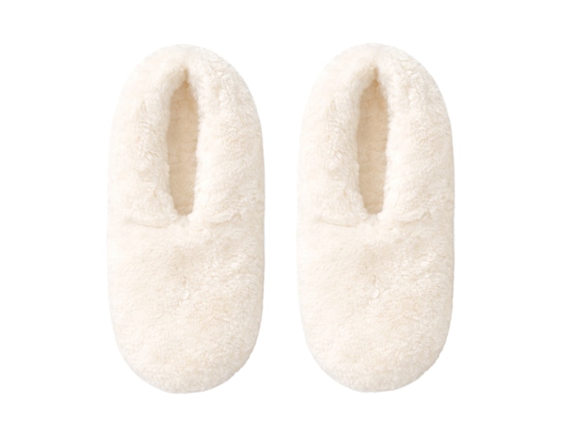 Wholesale Ladies Faux Fur Memory Foam Slipper Socks