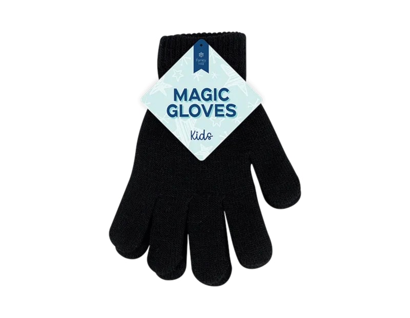 Wholesale Kids Plain Magic Gloves