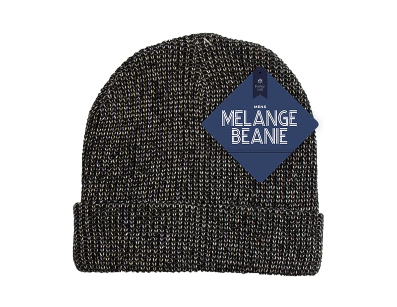 Wholesale Mens Melange Beanie Hat Wholesale Mens Melange Beanie Hat