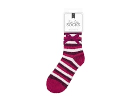 Wholesale Ladies Cozy Stripe Socks