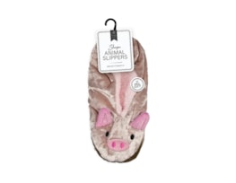 Wholesale Ladies Sherpa Animal Slippers