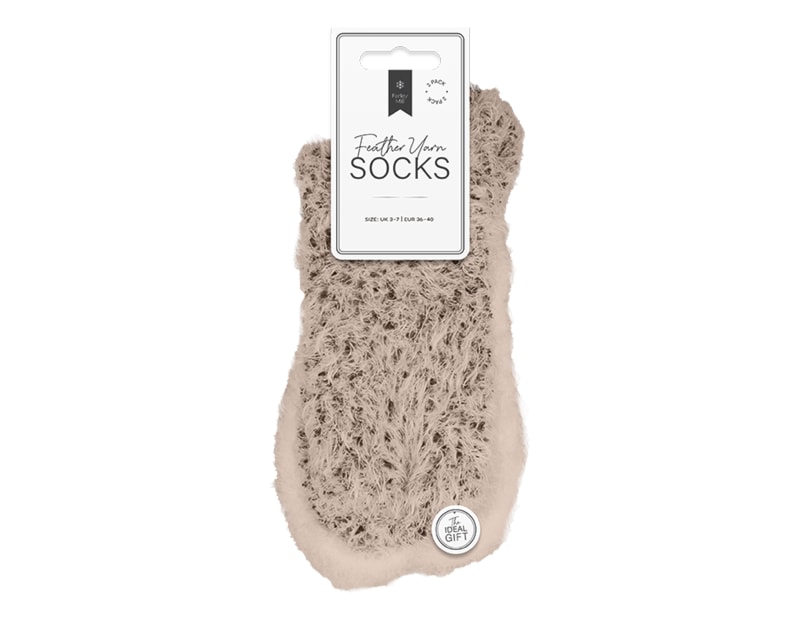 Wholesale Feather Yarn Socks 2pk Wholesale Feather Yarn Socks 2pk