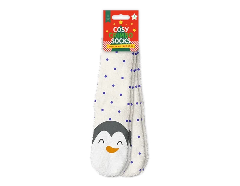 Wholesale Cosy Printed Socks with Grippers Wholesale Cosy Printed Socks with Grippers
