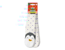 Wholesale Cosy Printed Socks with Grippers