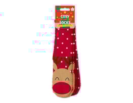 Wholesale Cosy Printed Socks with Grippers Wholesale Cosy Printed Socks with Grippers