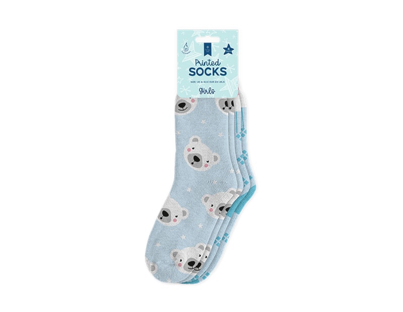 Wholesale Kids Printed Thermal Socks Wholesale Kids Printed Thermal Socks