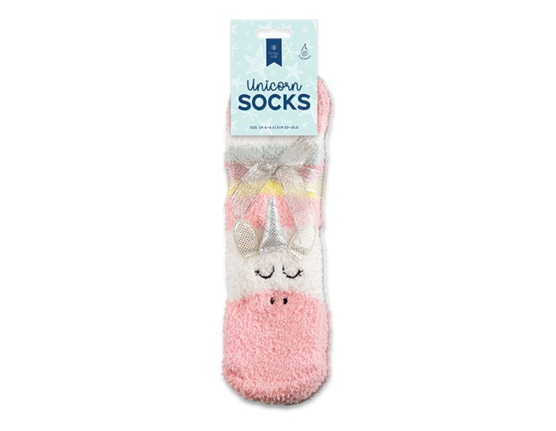 Wholesale Unicorn 3D Cosy Socks Wholesale Unicorn 3D Cosy Socks