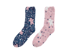 Wholesale Ladies Printed Soft Slouch Socks 2pk Wholesale Ladies Printed Soft Slouch Socks 2pk