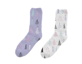 Wholesale Ladies Printed Soft Slouch Socks 2pk Wholesale Ladies Printed Soft Slouch Socks 2pk