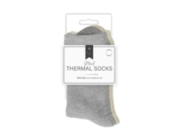 Wholesale Ladies Plain Marl Thermal Socks 2pk Wholesale Ladies Plain Marl Thermal Socks 2pk