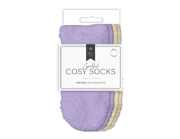 Wholesale Ladies Mixed Cosy Socks 2pk Wholesale Ladies Mixed Cosy Socks 2pk