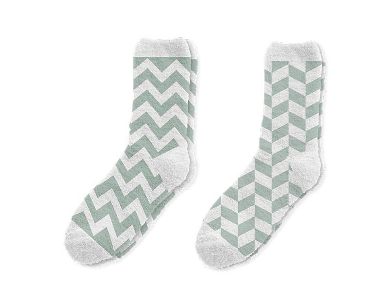 Wholesale Ladies Printed Cosy Socks 2pk Wholesale Ladies Printed Cosy Socks 2pk