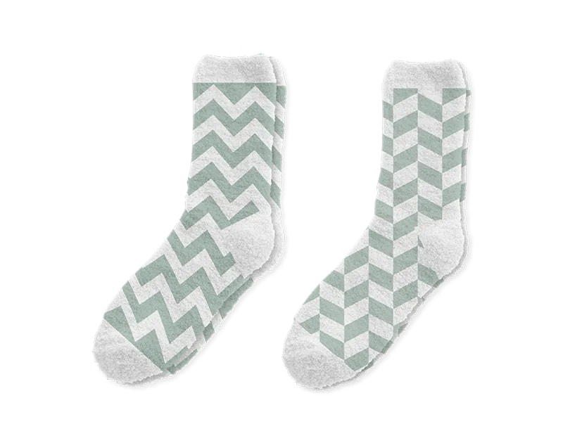 Wholesale Ladies Printed Cosy Socks 2pk Wholesale Ladies Printed Cosy Socks 2pk