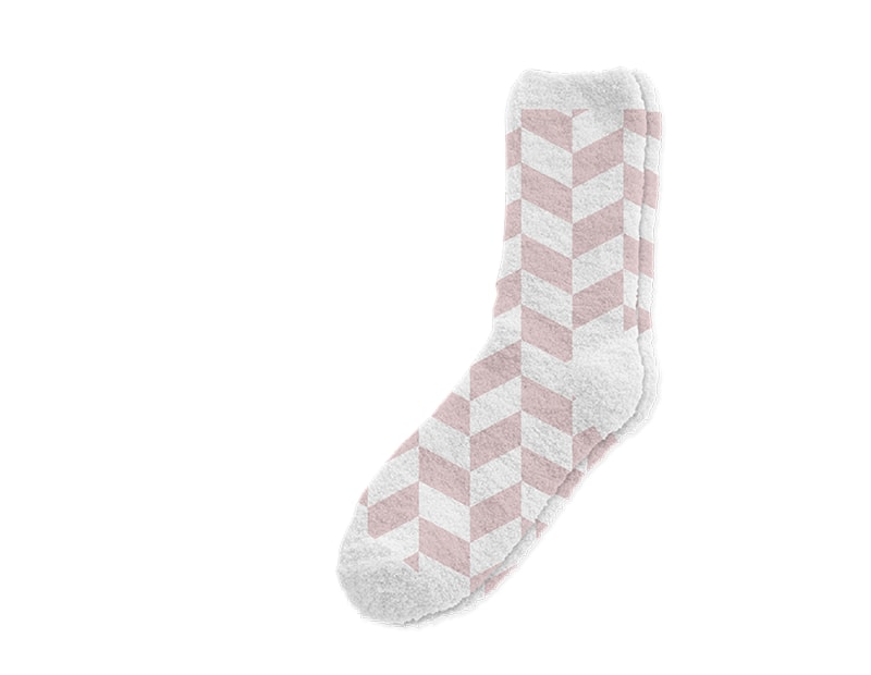 Wholesale Ladies Printed Cosy Socks 2pk Wholesale Ladies Printed Cosy Socks 2pk