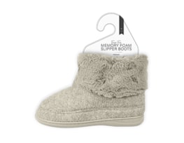 Wholesale Ladies Faux Fur Lined Memory Foam Slipper Boots Wholesale Ladies Faux Fur Lined Memory Foam Slipper Boots