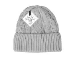 Wholesale Ladies Super Soft Cable Knit Hat