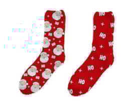 Wholesale Mens Novelty Christmas Cosy Socks 2pk Wholesale Mens Novelty Christmas Cosy Socks 2pk