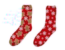 Wholesale Mens Novelty Christmas Cosy Socks 2pk Wholesale Mens Novelty Christmas Cosy Socks 2pk