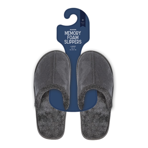 Wholesale Men's Suede Memory Foam Slippers Wholesale Men's Suede Memory Foam Slippers