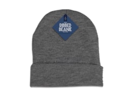 Wholesale Mens Ribbed Beanie with Tab Wholesale Mens Ribbed Beanie with Tab