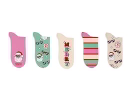 Wholesale Girls Printed Novelty Lurex Socks 5pk Wholesale Girls Printed Novelty Lurex Socks 5pk