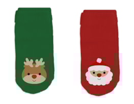 Wholesale Baby Printed Festive Socks 4pk Wholesale Baby Printed Festive Socks 4pk
