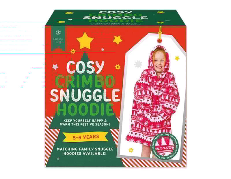 Wholesale Younger Kids Printed Snuggle Hoodie Wholesale Younger Kids Printed Snuggle Hoodie