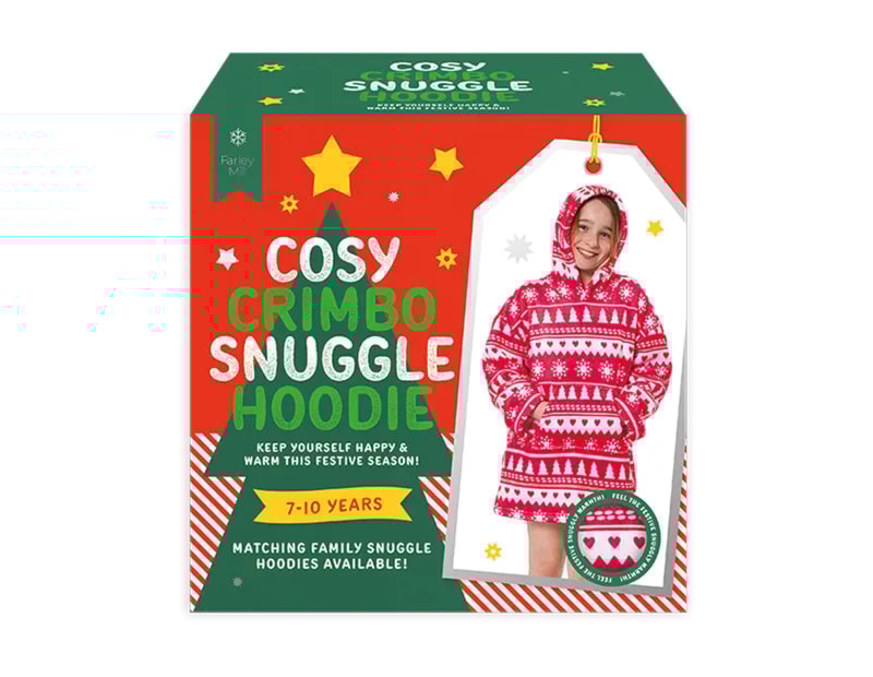 Wholesale Older Kids Printed Snuggle Hoodie Wholesale Older Kids Printed Snuggle Hoodie