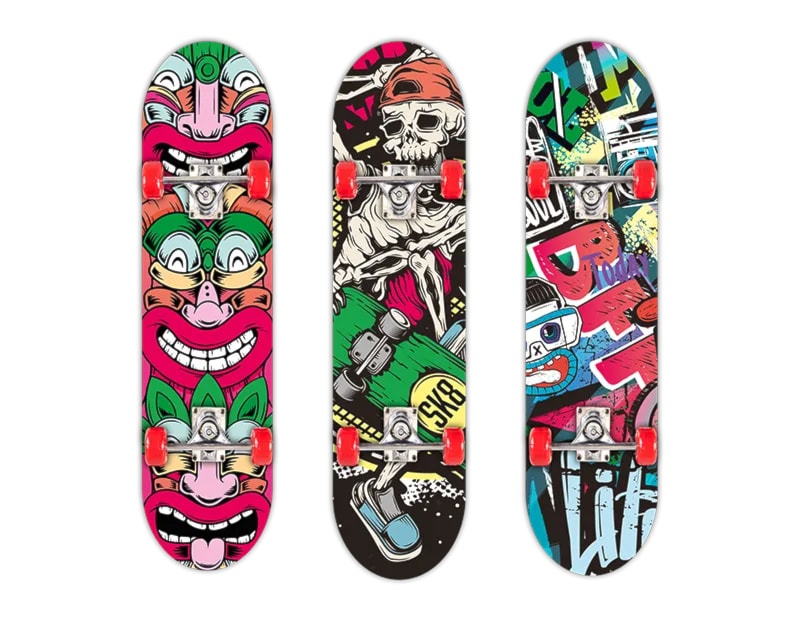 Wholesale Kids Printed Skateboard 31" CDU
