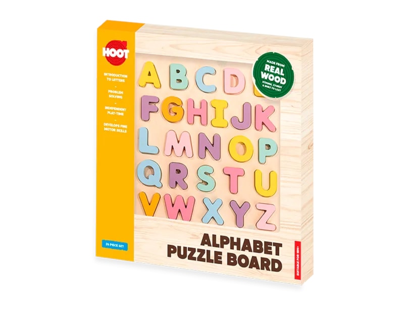 Wholesale Wooden Chunky Alphabet & Number Board Wholesale Wooden Chunky Alphabet & Number Board