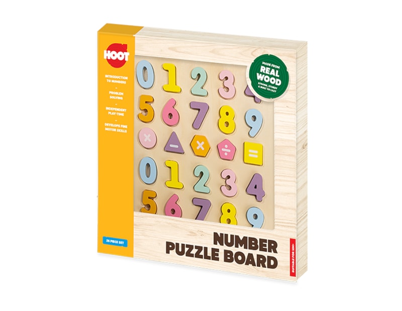Wholesale Wooden Chunky Alphabet & Number Board Wholesale Wooden Chunky Alphabet & Number Board