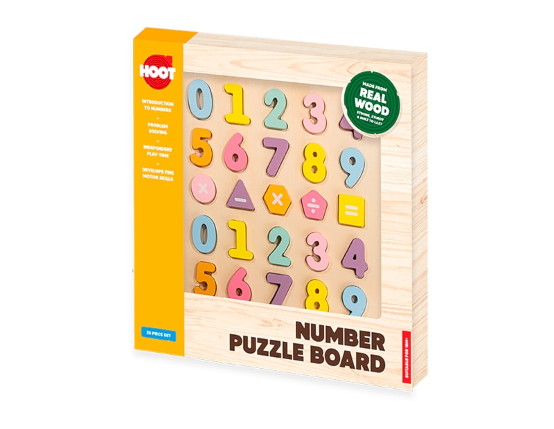 Wholesale Wooden Chunky Alphabet & Number Board