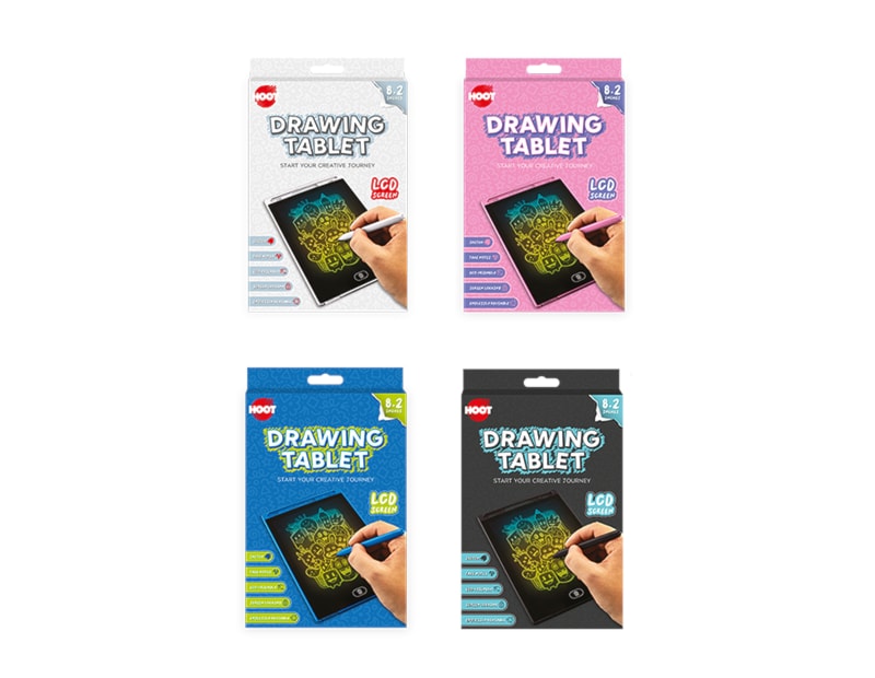 Wholesale Multicoloured Drawing Tablet 8.2" Wholesale Multicoloured Drawing Tablet 8.2"