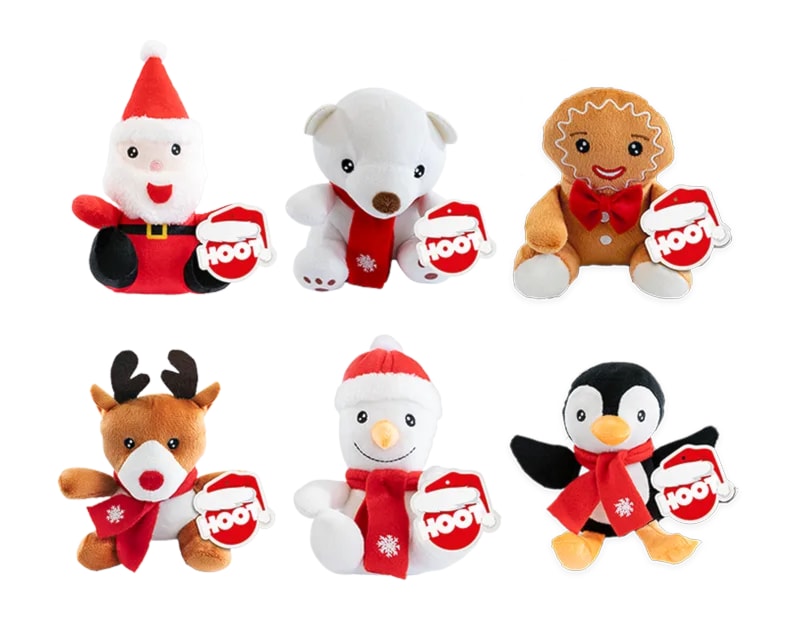 Wholesale Christmas Plush 14cm CDU Wholesale Christmas Plush 14cm CDU