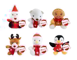 Wholesale Christmas Plush 14cm CDU