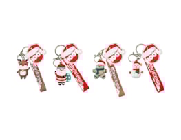 Wholesale Christmas Character with Tag Keyring CDU Bulk Buy Christmas Character with Tag Keyring CDU