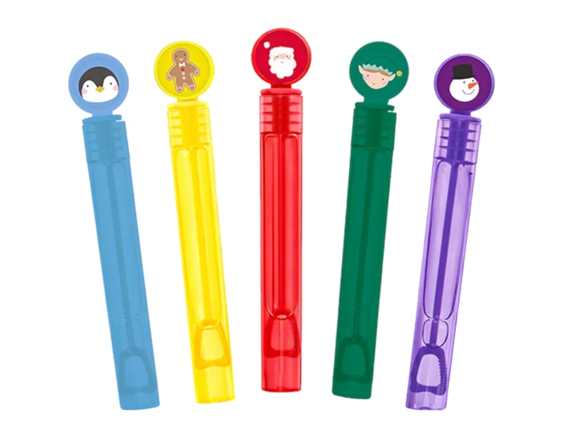 Wholesale Christmas Character Mini Bubble Tubes 10pk