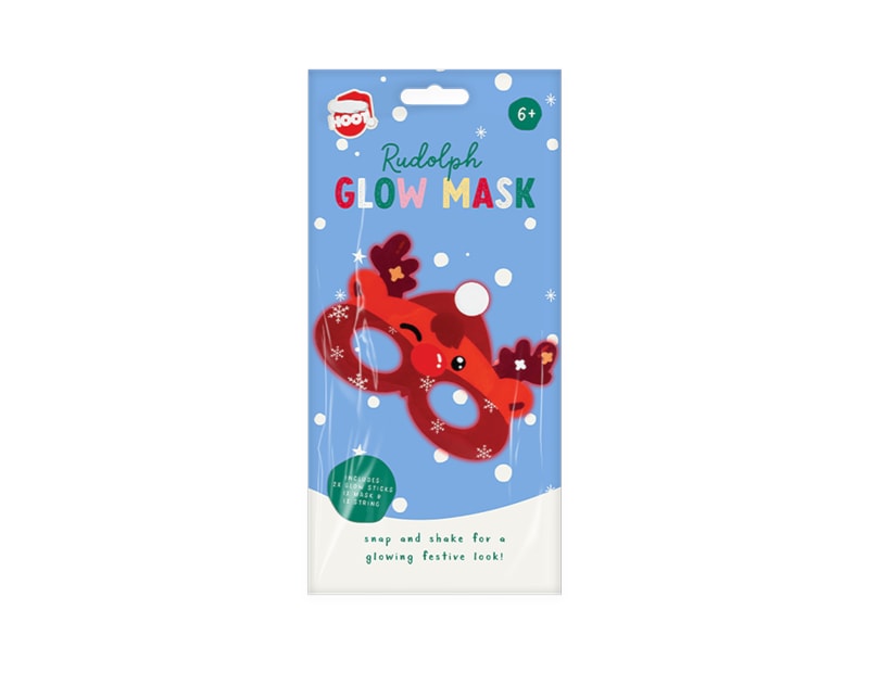 Wholesale Christmas Glow Masks CDU Wholesale Christmas Glow Masks CDU