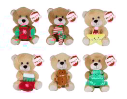 Wholesale Christmas Teddy Bear 14cm CDU Wholesale Christmas Teddy Bear 14cm CDU