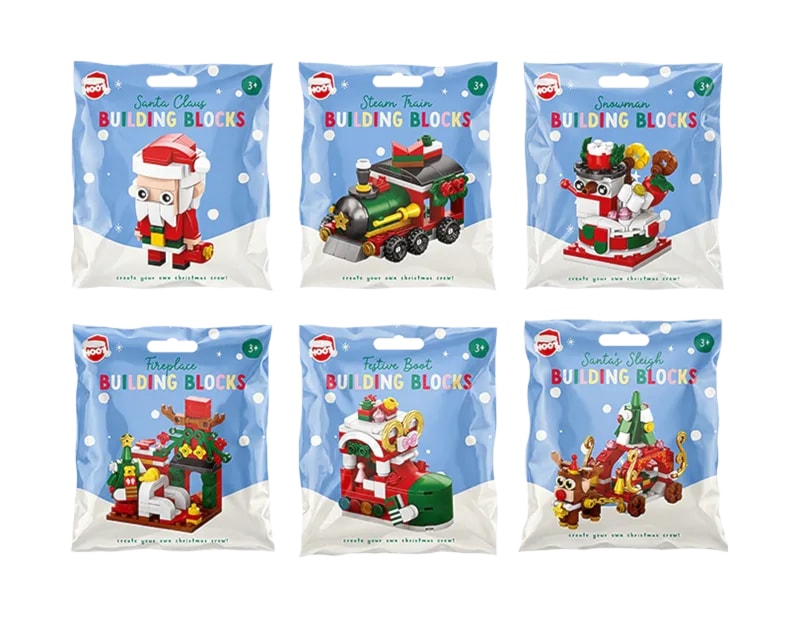 Wholesale Christmas Character Building Blocks CDU Wholesale Christmas Character Building Blocks CDU